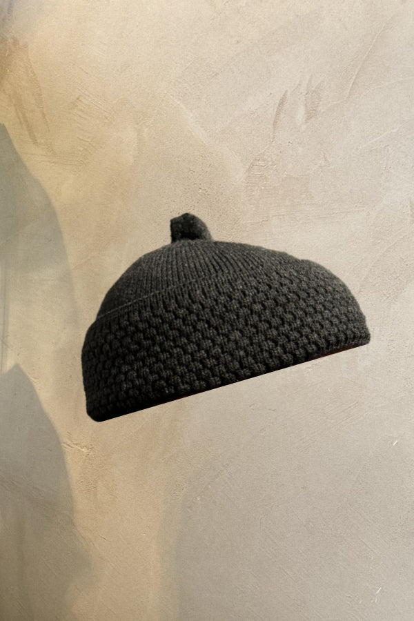 Grey Moroccan Beanie Hat