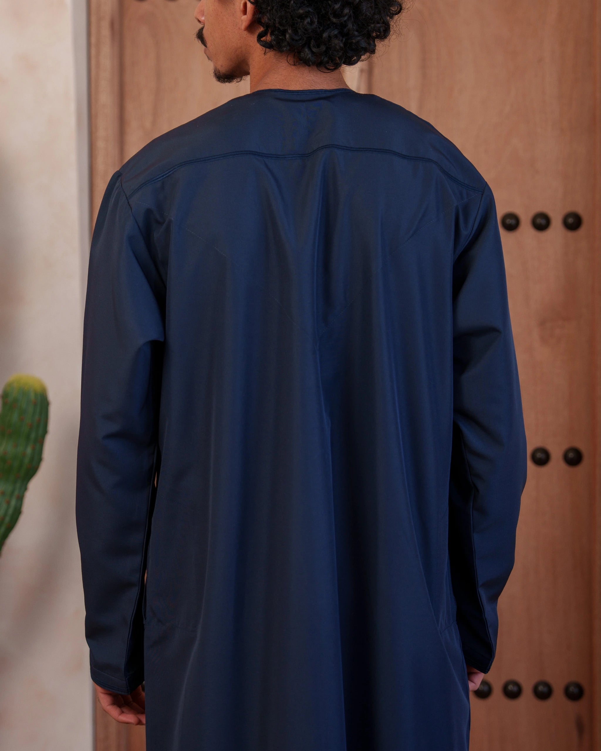 Navy Blue Omani Thobe