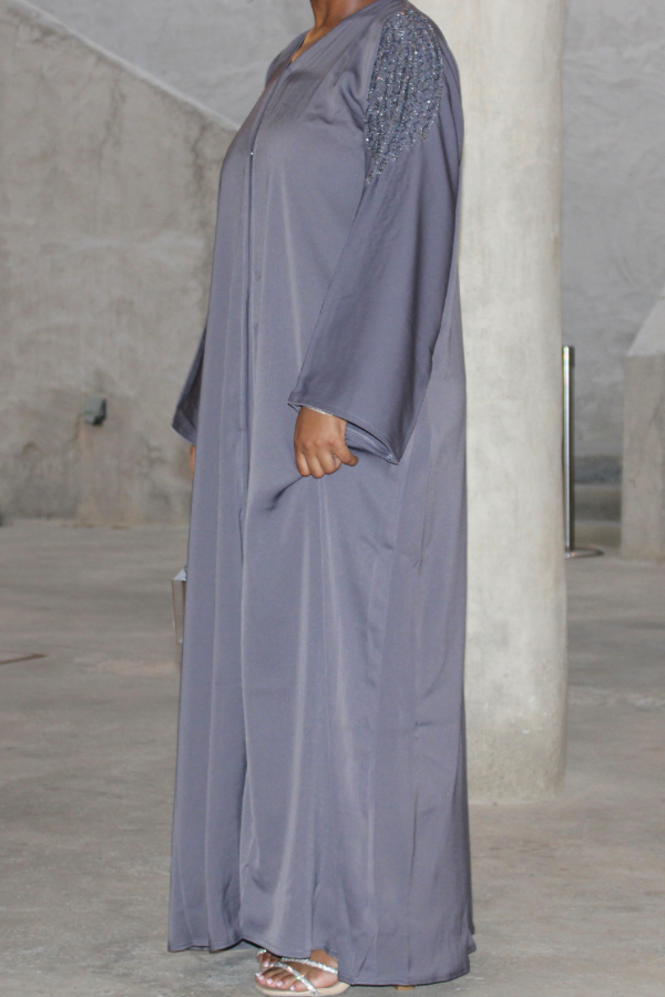 Grey 'Summar' Women's Abaya