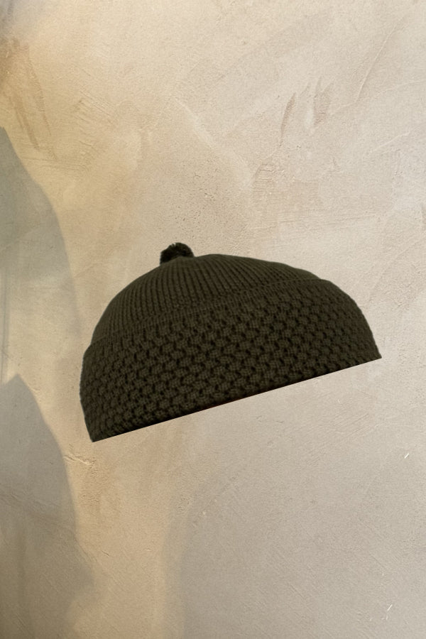 Khaki Moroccan Beanie Hat