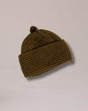Moroccan knitted beanie in Khaki