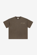 Foundations Oversized Tee in Mallard Brown