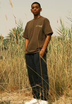 Collection of Al-Layth Foundations Oversized T Shirt – Mallard Brown in a gallery layout