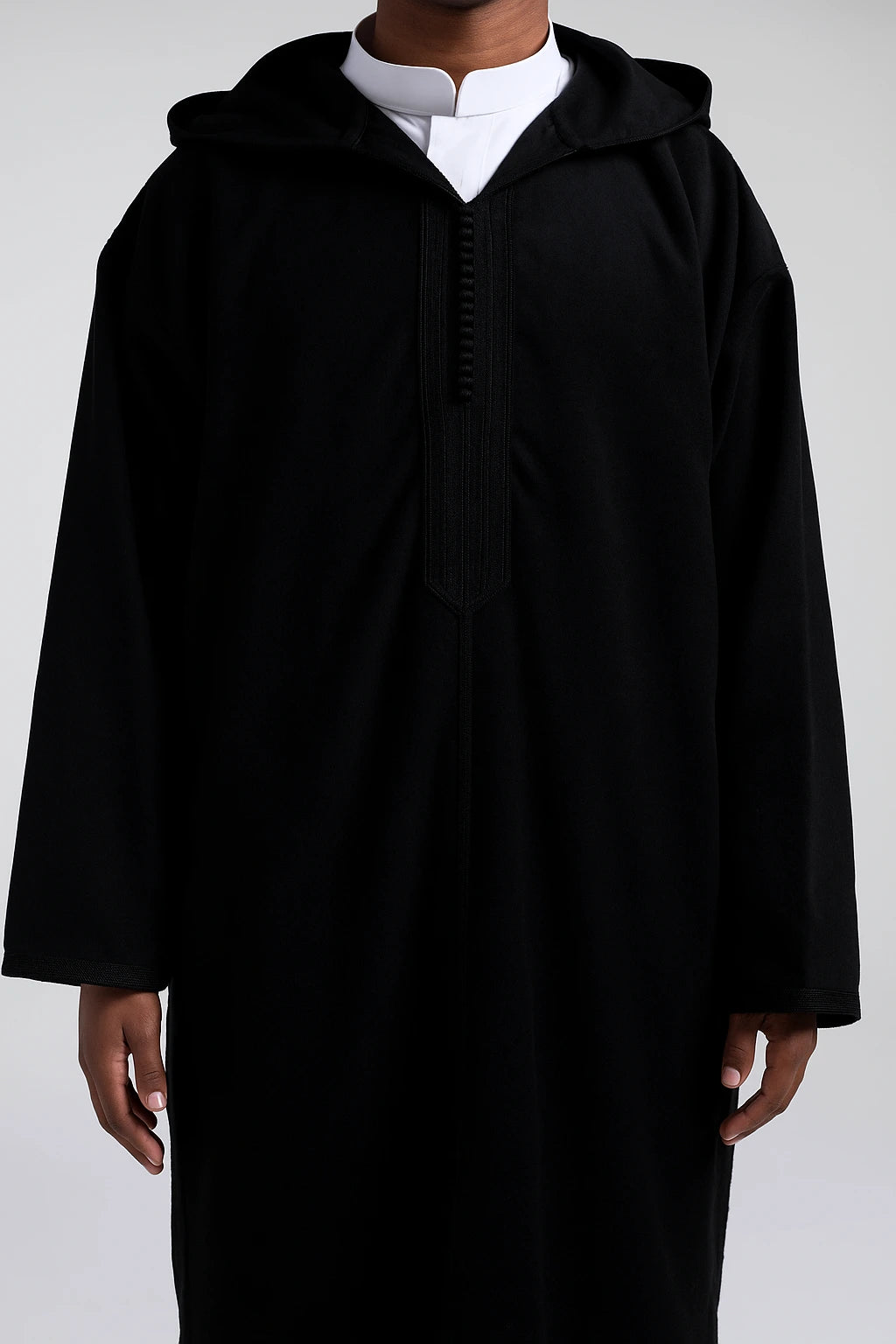 Triple Black Milifa Djellaba