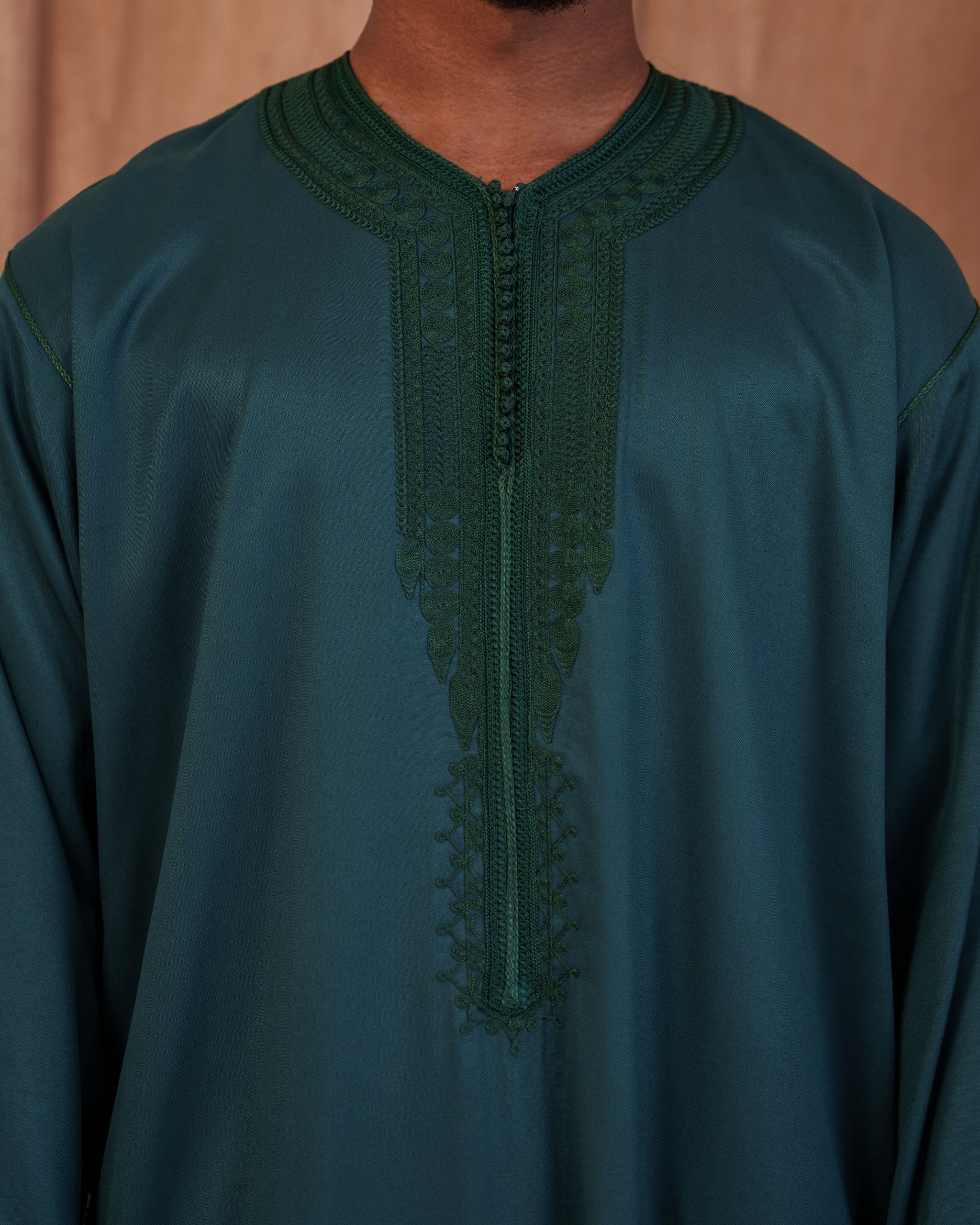 Emerald Green Moroccan Kaftan