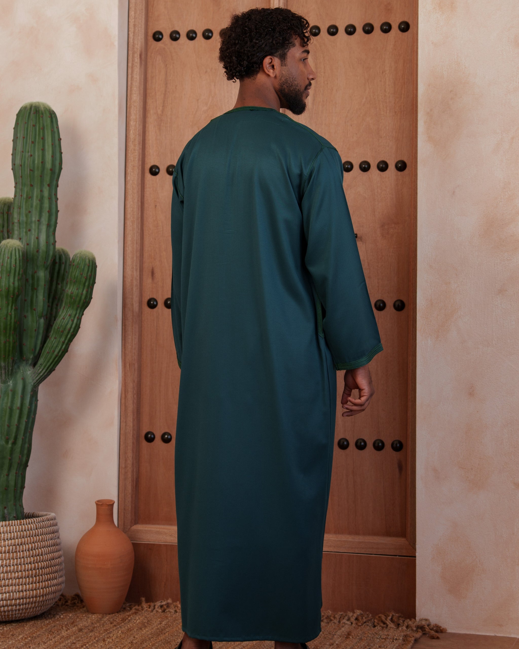 Emerald Green Moroccan Kaftan