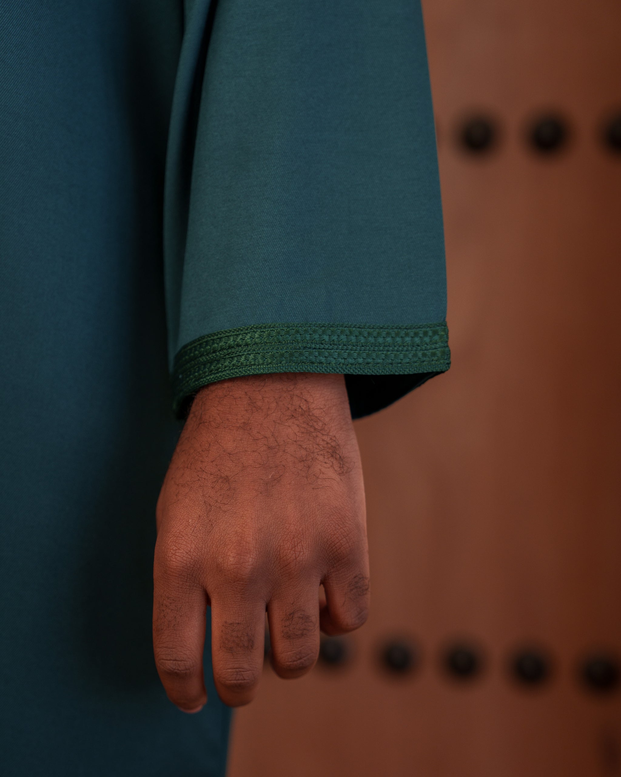 Emerald Green Moroccan Kaftan