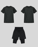 AL Active M-Flex Rotation Set (2 Training Tops + Awrah Shorts)