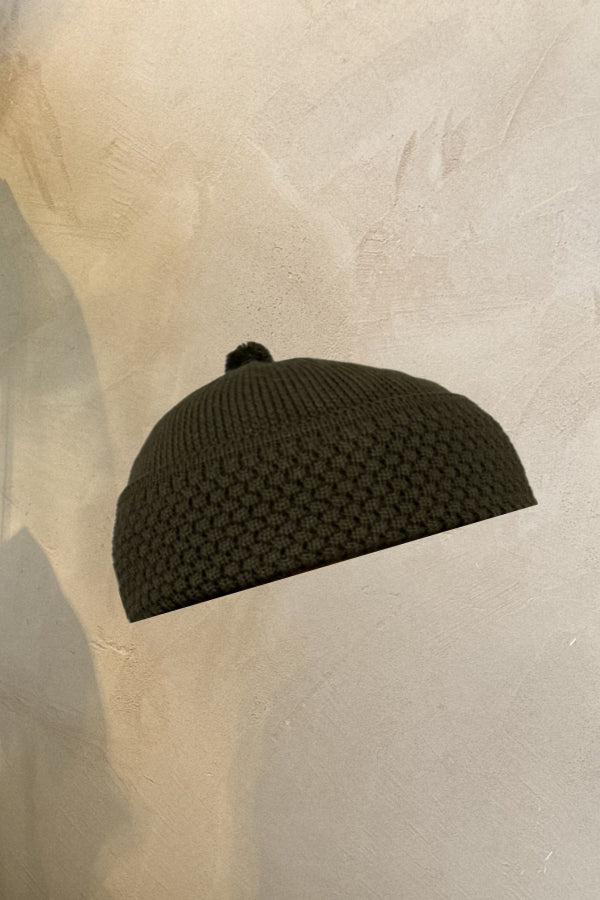 Khaki Moroccan Beanie | Khaki Beanie Hat | Al-Layth