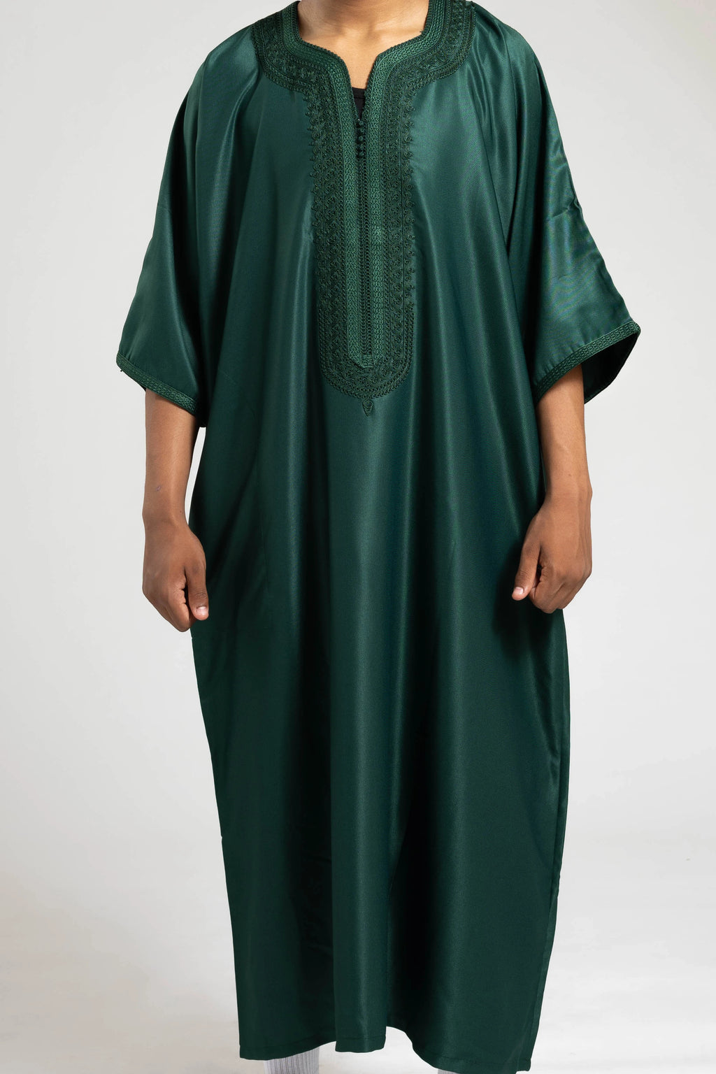 Green Moroccan Thobe | Forest Green Thobe | Al-Layth