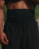High waistband covers the navel